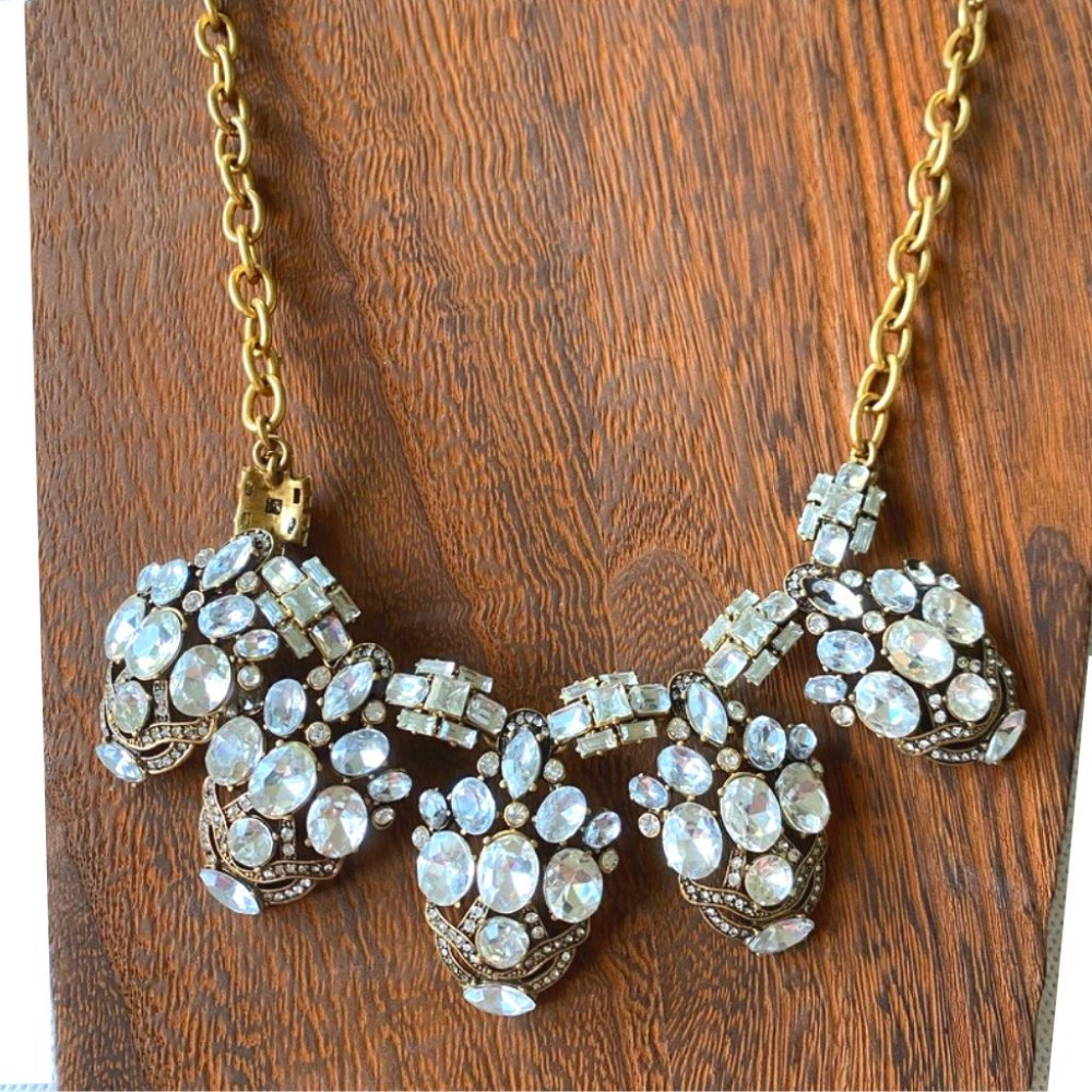 J. Crew Crystal Bonanza Necklace